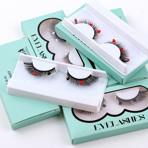 2024 New Style Valentine's Day lash extension decals 3d naturel  Full Strip Eyelashes Wholesale Vendor