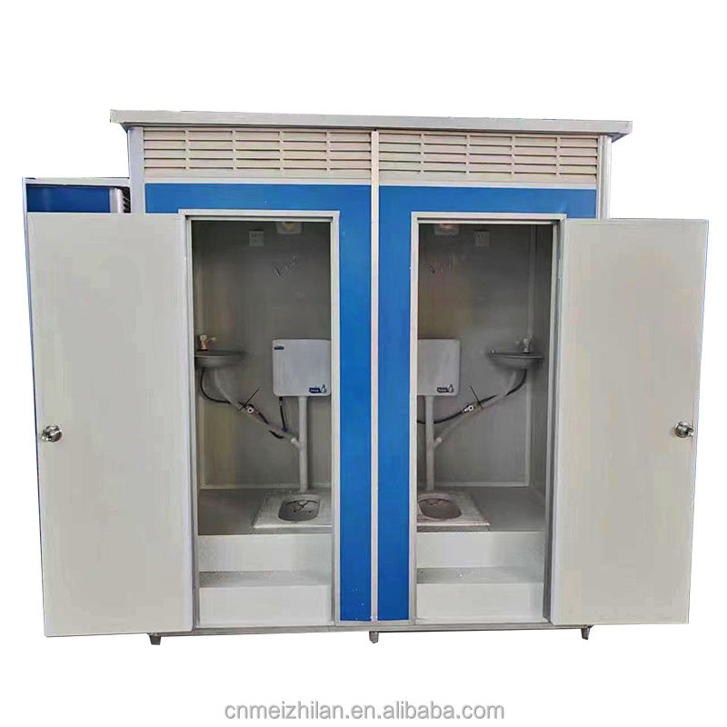 China Supply  Factory toilette mobile portable toilet and shower mobile toilets cabin movable container