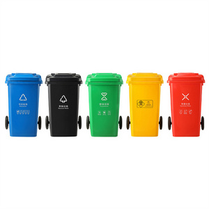 Wholesale 360 Liter Cheap Price Wheeled Garbage Containers Recycle Dustbin Sorting Trash Can 360l Plastic Wheelie Waste Bin