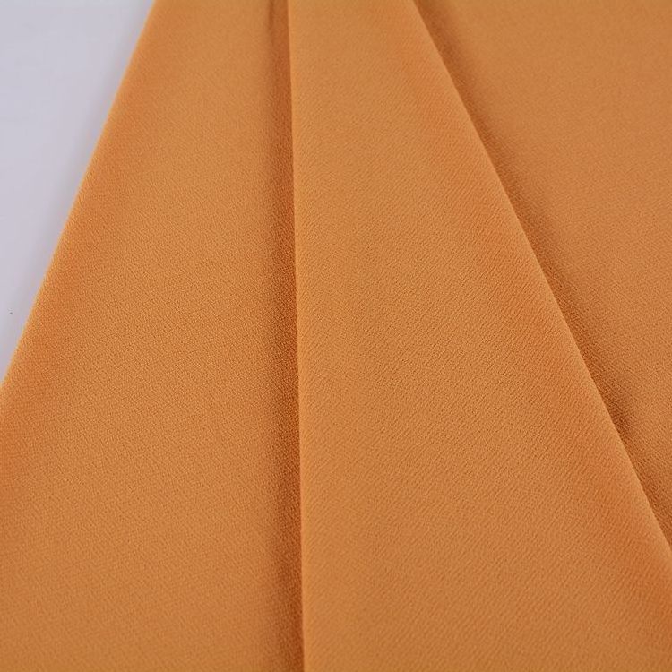 95 polyester 5 elastane microfiber material stretch moss crepe knit fabric