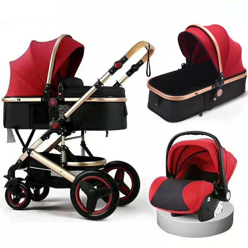 2023 Multi-functional Portable Baby Stroller  3 In 1  Baby Stroller  Wholesale Poussette Bebe Stroller For Baby