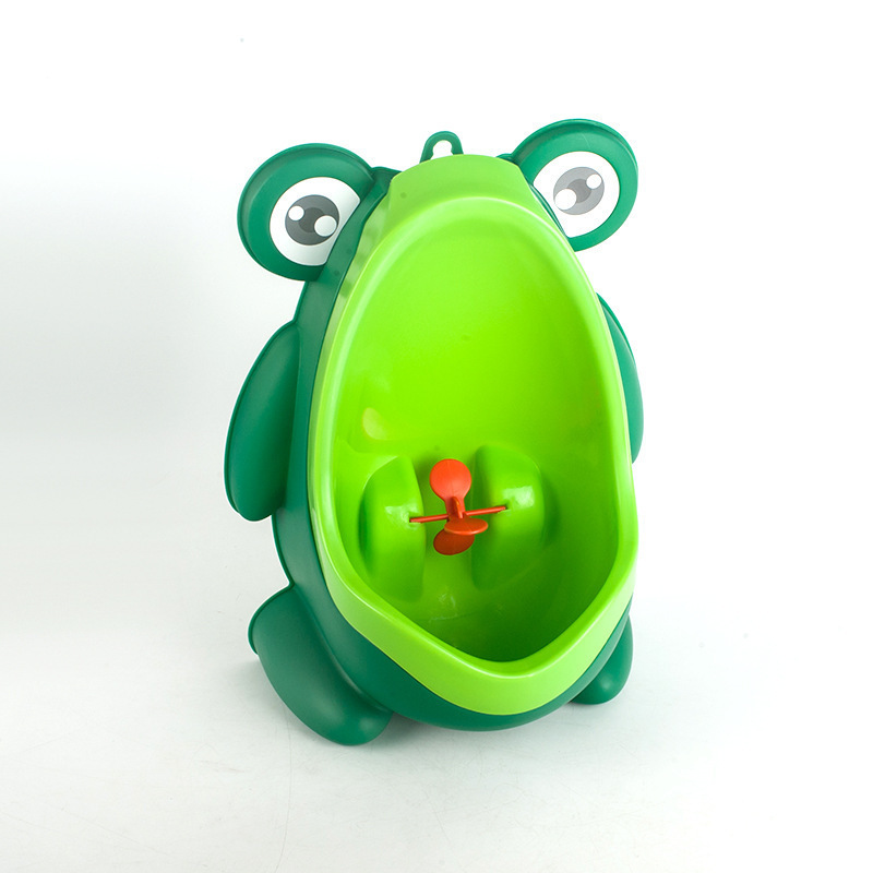 Cute Frog Standing Potty Training Urinal for Boys Toilet with Funny Aiming Target