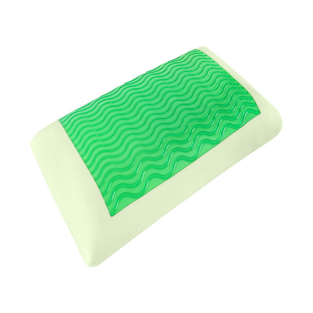 2021 New style Green Tea & Cooling  Gel Sleep Memory Foam Pillow