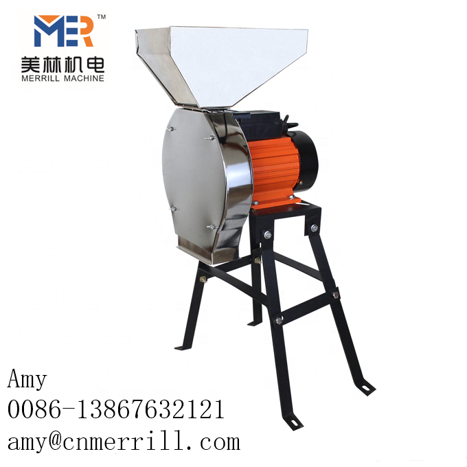 Stainless steel dry moringa leaf grind powder machine