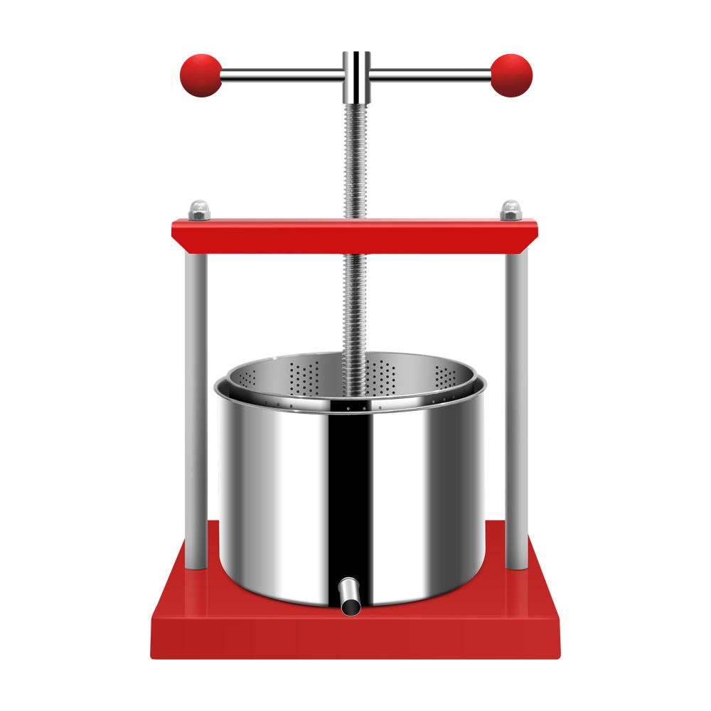 Mini Manual Fruit Wine Press Food-Grade Stainless Steel fruit press for home use Juice Making for Apple/Carrot/Orange/Berr