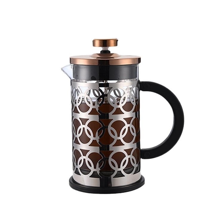 High Quality Silver 350ML Metal Hot Sale Stainless Steel French Coffee Press