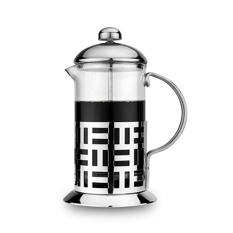 350Ml Stainless Steel Silver Electric Outdoor Coffee French Press Maker