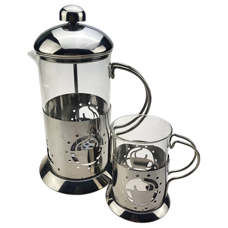 Custom Capacity Coffee Tea Maker Stainless Steel Coffee Travel French Press