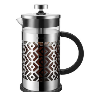 Stainless Steel Coffee Plunger 304 Filter French Press Hot Sell Coffee Press Coffee Maker Gold Colour