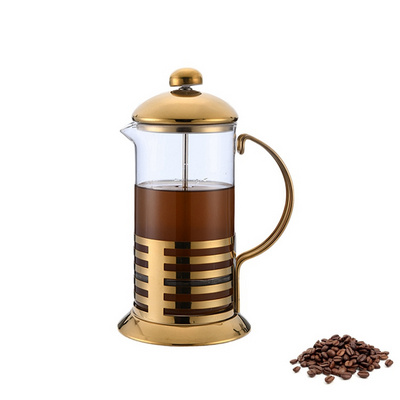 800 ML Metal Hot Coffee Press French Press Coffee Tea Maker