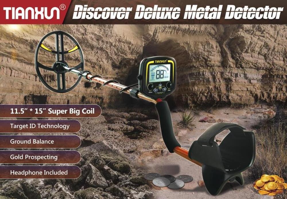 Professional metal detector TX-850 Discover deluxe underground gold detector