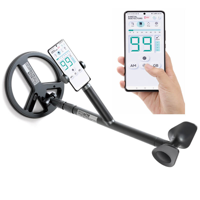 The Smart Bluetooth Metal Detector MD-99 for smart and wireless gold detector with Air Metal Detector