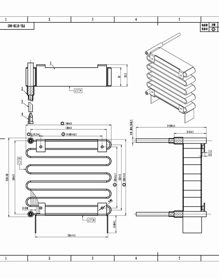 Aluminum fin mini refrigeration microchannel fin air cooler heat exchanger evaporator condenser for mini refrigeration