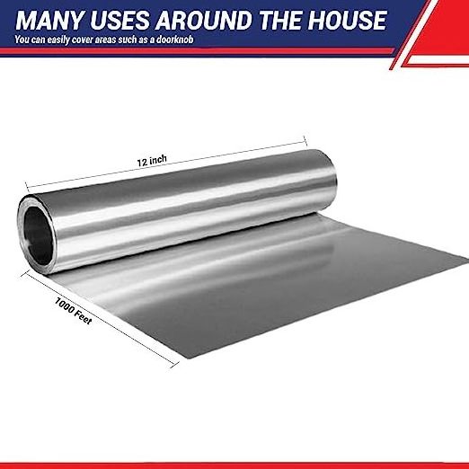 12''*10m household wrapping foil paper packaging kitchen use aluminum foil roll wrap