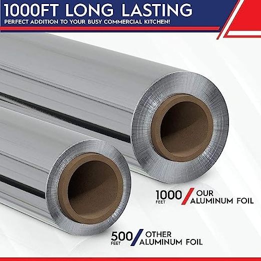 12''*10m household wrapping foil paper packaging kitchen use aluminum foil roll wrap