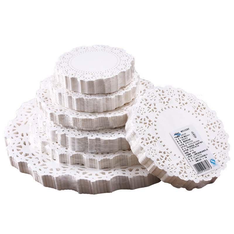 Wedding Party Dessert Placemat Round Paper Doily/Doyley All Inches Colored Doilies For Cake Food