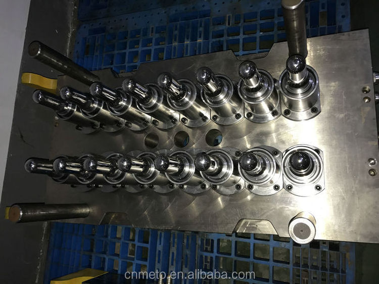 Stainless Steel Aluminium Foil Stamping Mould Punching Mold 6 Cavity 120mm Neck Pet Jar Preform Mould