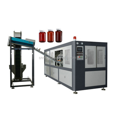 High-Speed 2 Cavity Automatic PET Plastic Bottle Blowing Machine for Canning Stretch Blow Moulding for Candy Jars