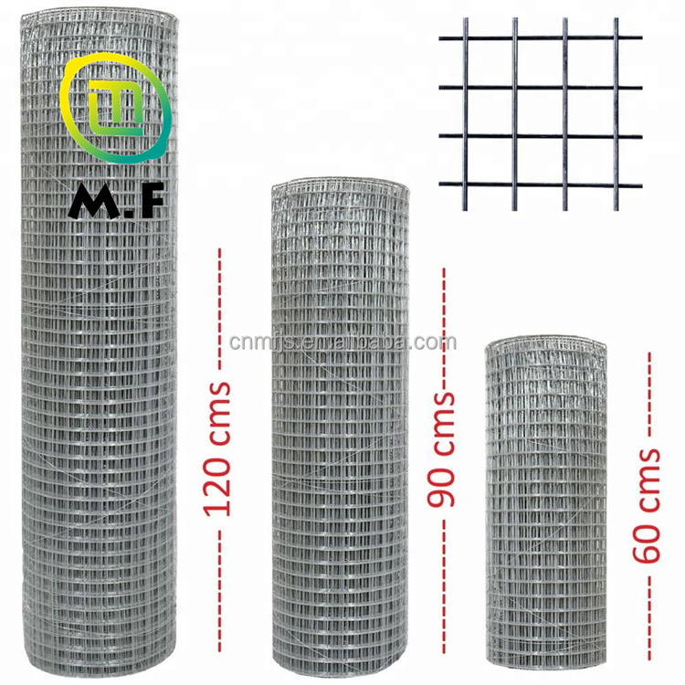 Reinforcing Stainless Steel Welded Wire Mesh Roll Bird Cage Chicken Pens Rabbit Cages