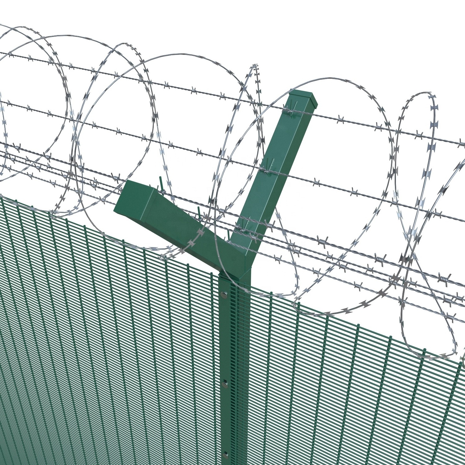 Durable Metal Welded 358 Anti Climb High Security  Anti Theft Wire Mesh Fence