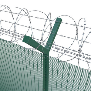 Durable Metal Welded 358 Anti Climb High Security  Anti Theft Wire Mesh Fence