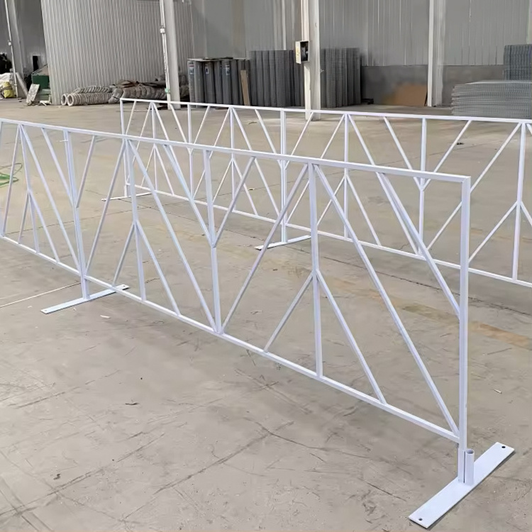 Portable Traffic Metal Security Bike Barrier Pedestrian Temporary Fence Barrier Concert Temporary Security Fence Panels