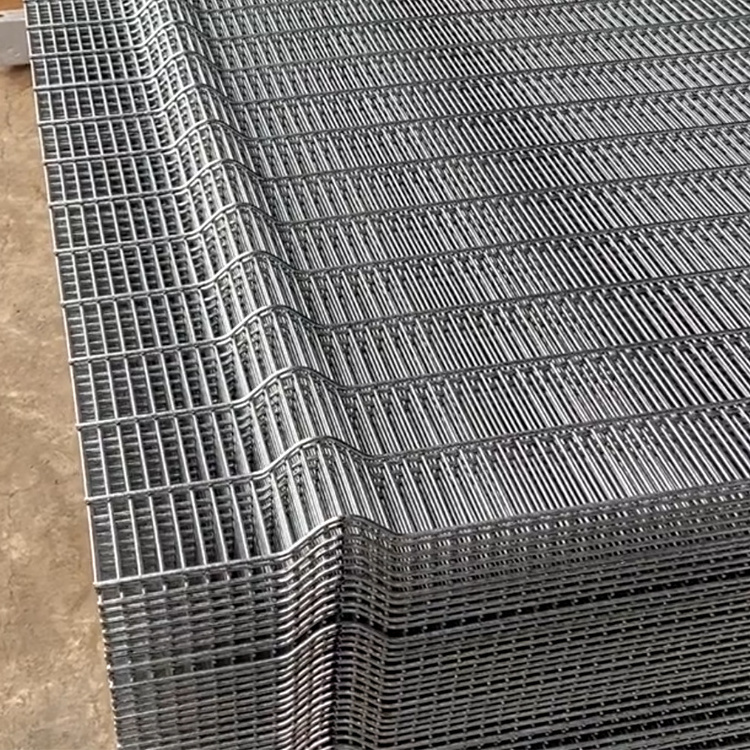 3D Curved Welded Wire Mesh Fence Easily Assembled Highway Fence Factory Supply Welded Wire Mesh Fence Panel For Garden