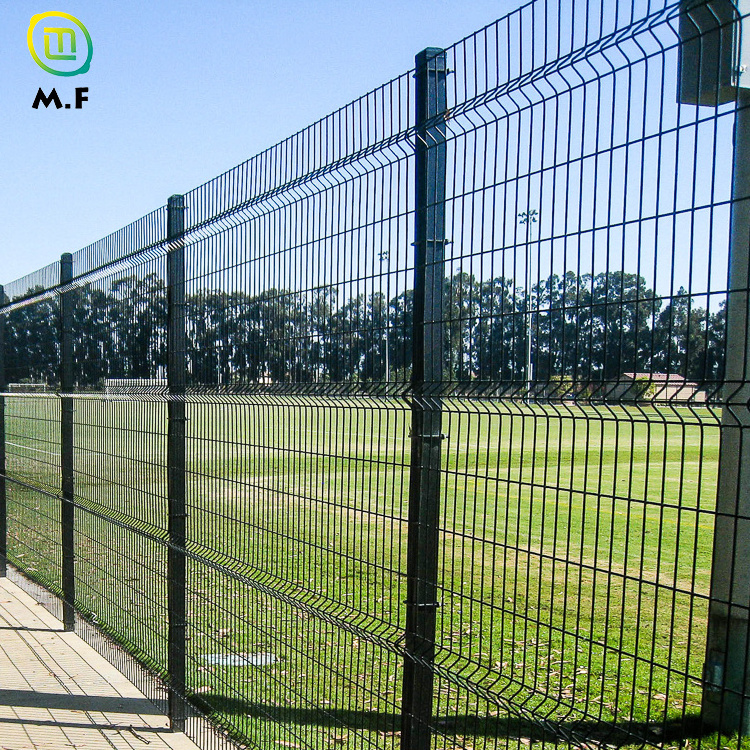 Airport steel fence 3d wire mesh fence board decorative garden fences