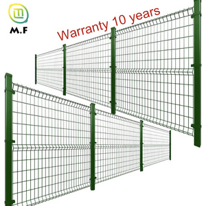 Welded wire mesh outdoor 3d curvy panel steel fence 3d welded mesh fence 3d curved welded wire mesh fence panel for garden