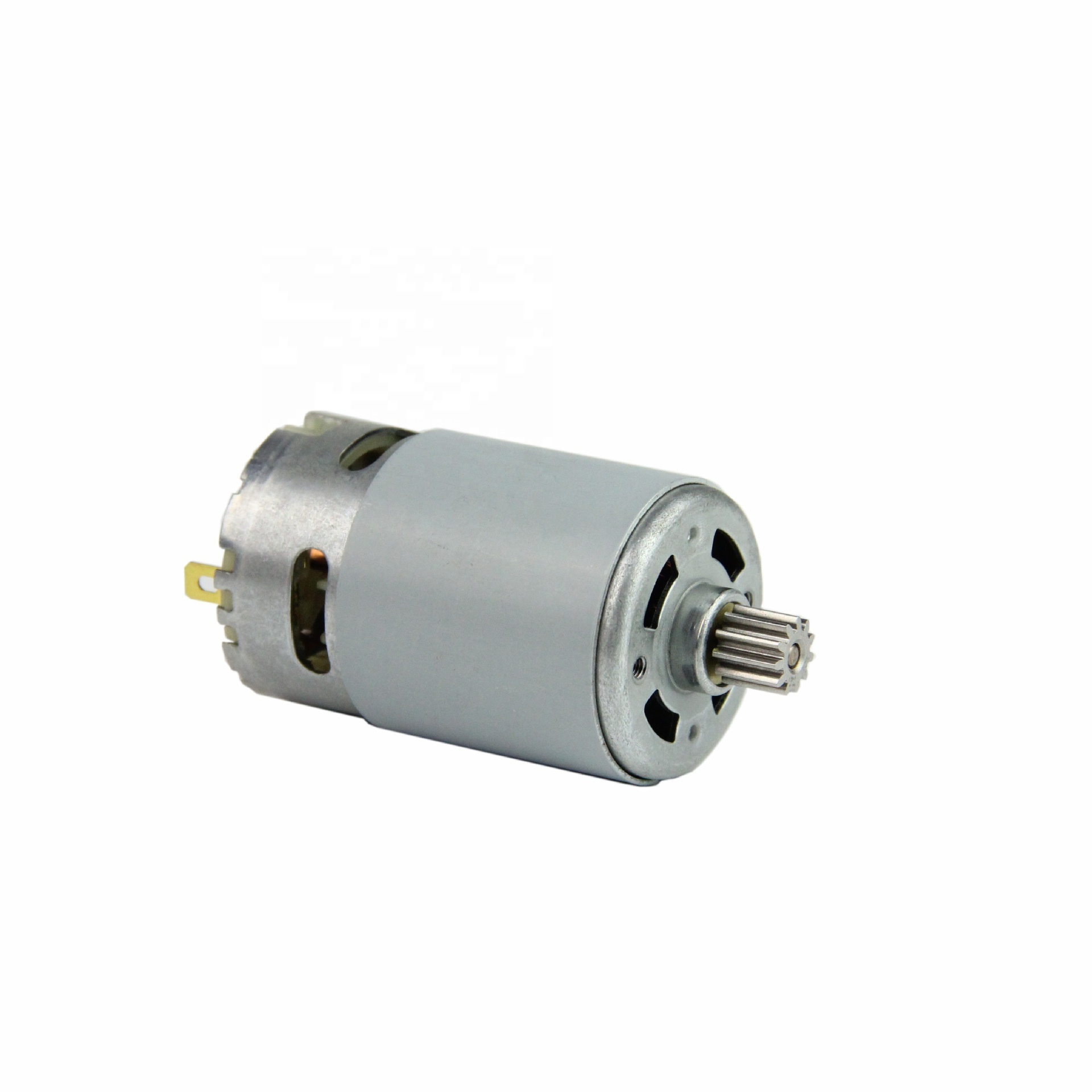 Mglory dc motors manufacturer RS550 dc 3v-6v gear motor half metal dual-shaft gear motor robot intelligent vehicle speed reducer