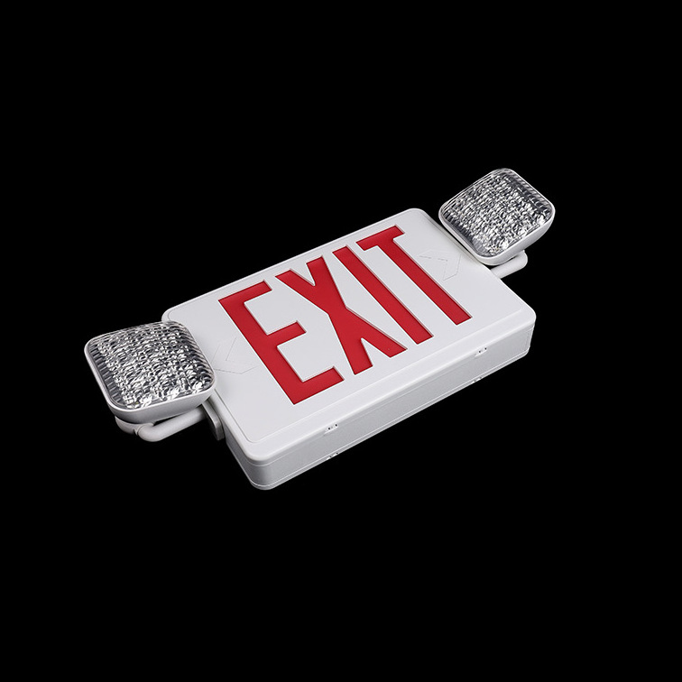 Led Exit Sign Ac 277avc Red Green Emergency Exit Lights Battery Backup Commercial Grade Exit Sign Light