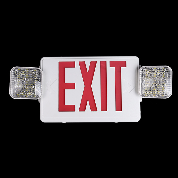 Led Exit Sign Ac 277avc Red Green Emergency Exit Lights Battery Backup Commercial Grade Exit Sign Light