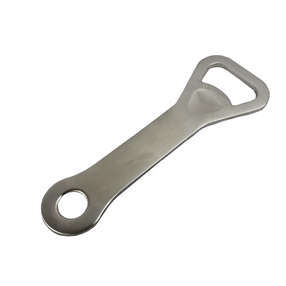 High Quality Stainless Steel Flat Beer Opener Custom Blanks Bottle Opener For Insulation Can