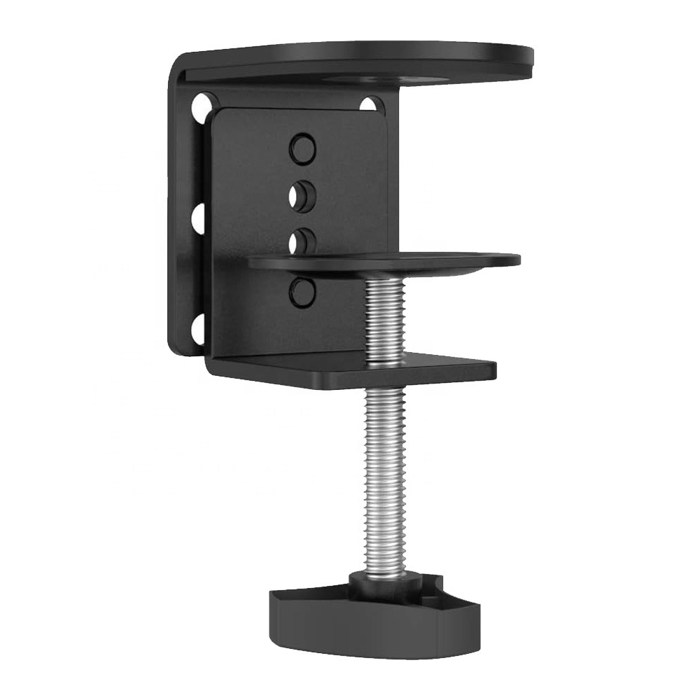 High Quality Black Powder Coating Heavy Duty Metal Clamp C Clamp For Monitor Stand