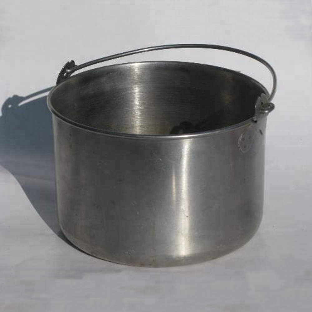 Custom High Quality Deep Drawing Stamping Brushing 304 Stainless Steel Milk Pot