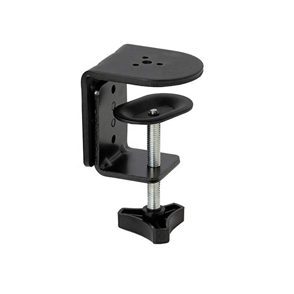 High Quality Black Powder Coating Heavy Duty Metal Clamp C Clamp For Monitor Stand