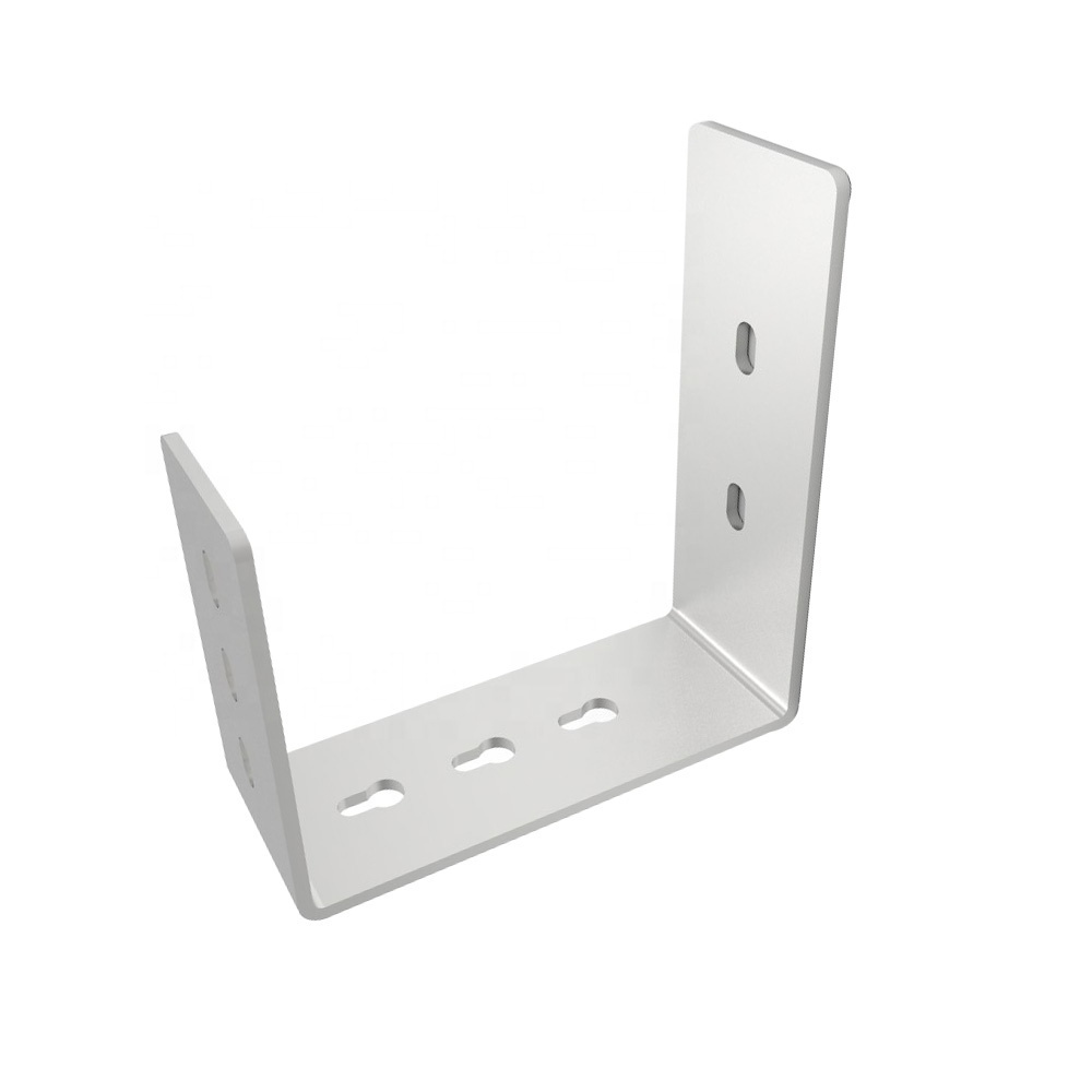 High Quality Customized White Powder Coating Metal Steel C Shaped Wall Bracket