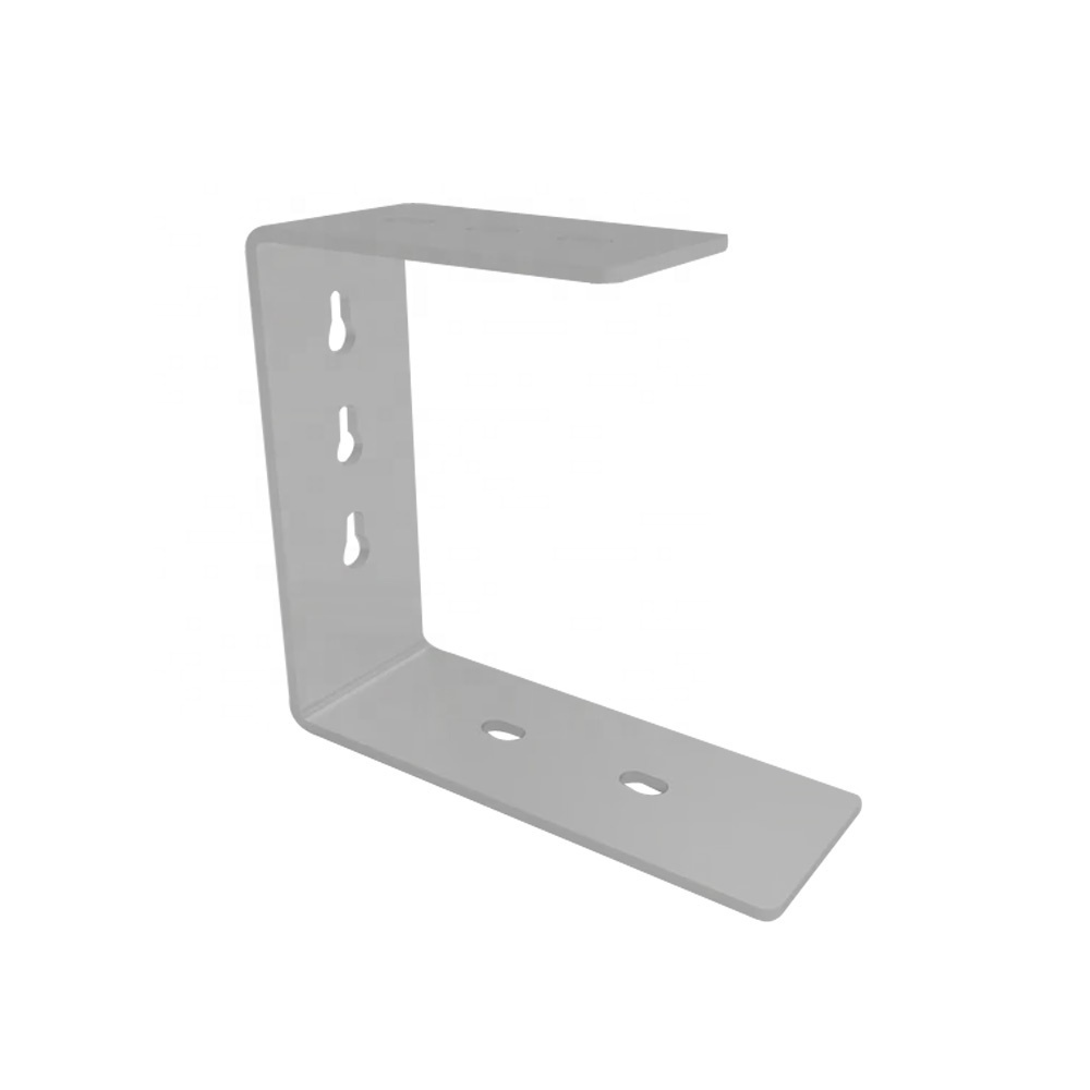 High Quality Customized White Powder Coating Metal Steel C Shaped Wall Bracket