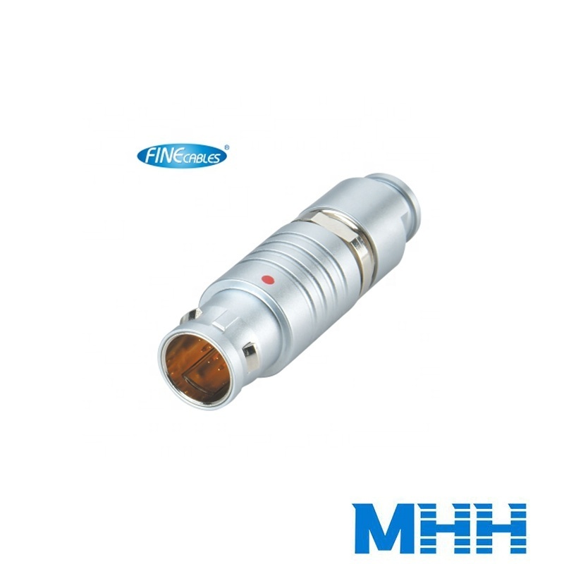 Push-pull key straight socketfixed plug cable collet angled push printed circuit nut fsg contact