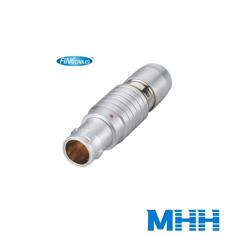 Push-pull key straight socketfixed plug cable collet angled push printed circuit nut fsg contact