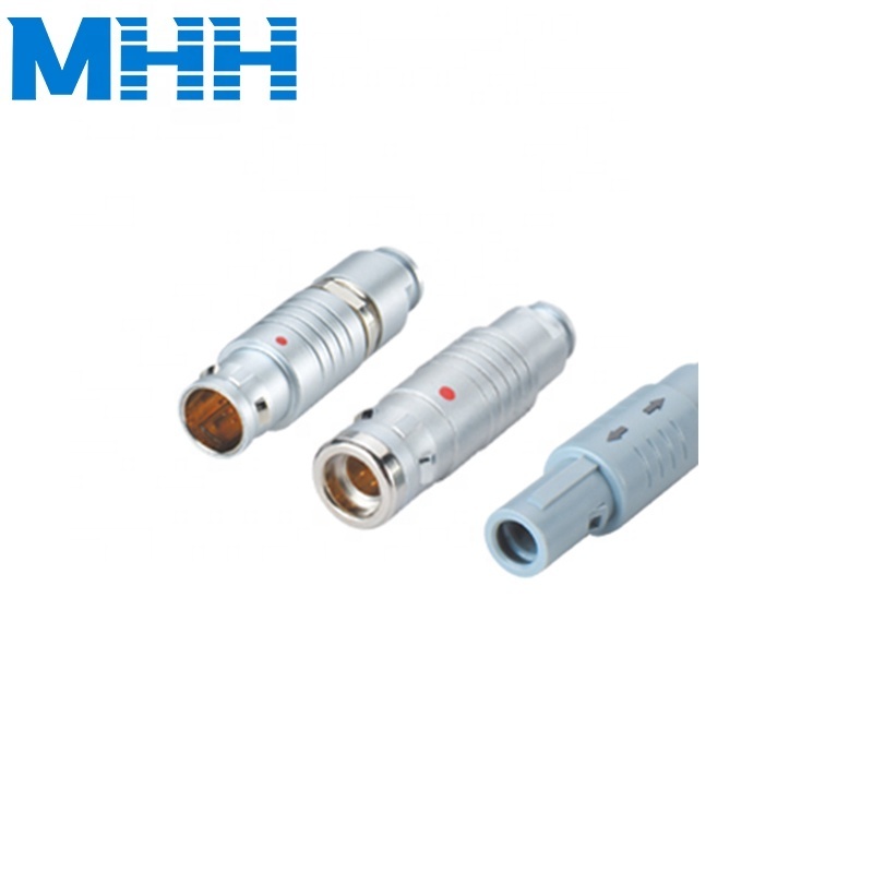 Push-pull key straight socketfixed plug cable collet angled push printed circuit nut fsg contact