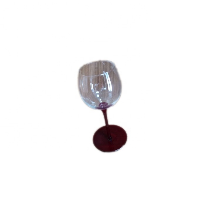 Glassware cheap handmade different colour wine glasses