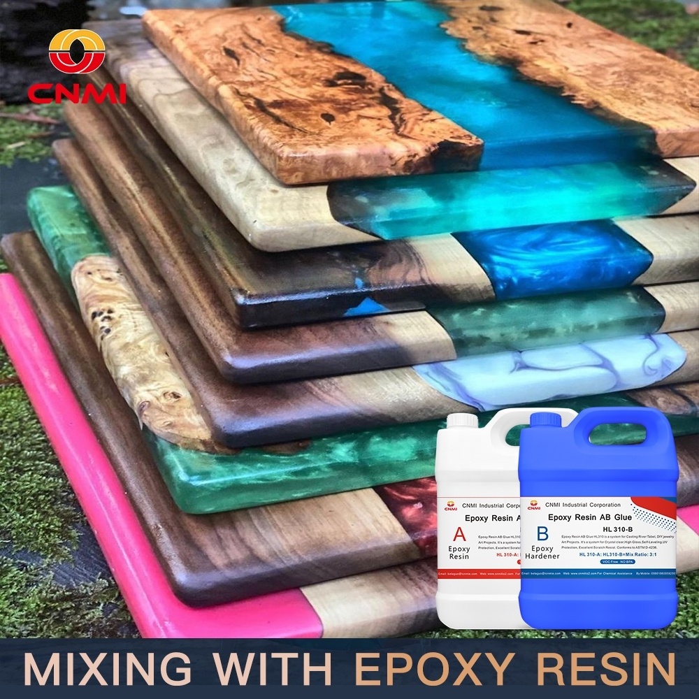 CNMI Epoxy Resin Ab Glue Epoxy Glue for Counter Topcoating Painting Photo Bar Top Coating Glue