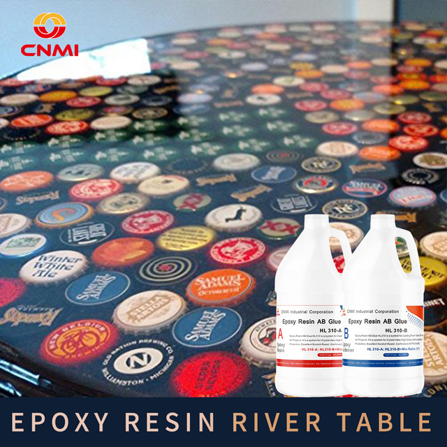 CNMI Epoxy Resin AB Glue for Clear Art Wood Paint Table Pigment Epoxy Resin Glue Crystal Food Safe Epoxy Resin