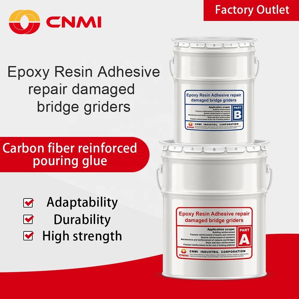 CNMI Adhesive Bond Epoxy Resin with Carbon Fiber Epoxy Paste Adhesive Stone Granite Adhesive Marble Super Glue Bulk Packing 3 KG