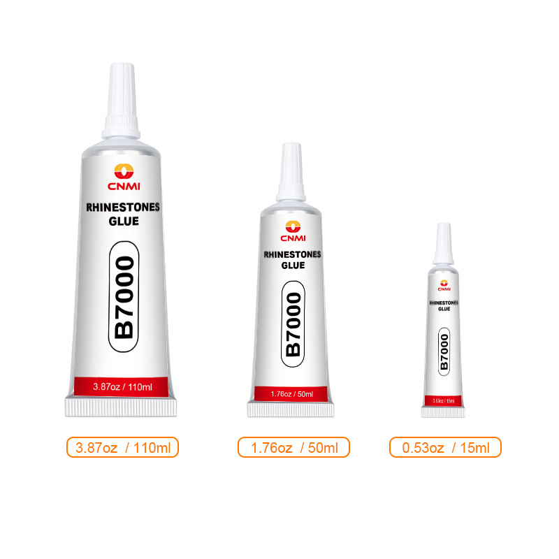 B7000 Rhinestone Crafts Clear Liquid Glue Super Adhesive for Cell Phone Repair, Clothes Glass, Wooden, Metal Stone Beads