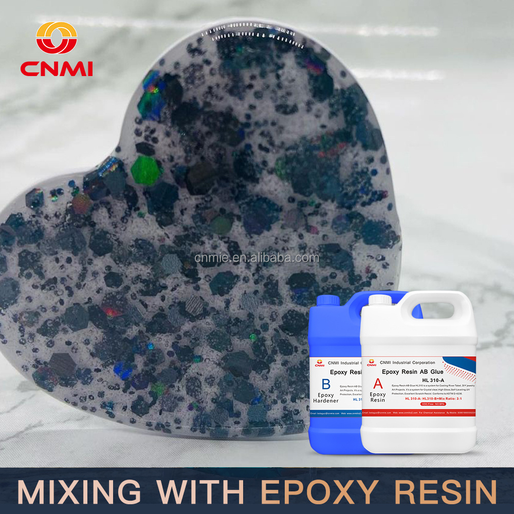 CNMI Epoxy Resin Crystal Clear, Food Safe Resin for Bar Table Top,Super Gloss Resin for Casting, Coating