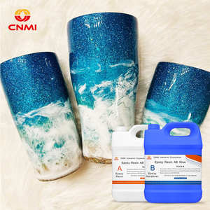 CNMI Clear Crystal Epoxy Resin AB Glue TC110 Epoxy Resin Gallon Epoxy Resin AB Glue for Countertop Coating NO VOC Non Toxic