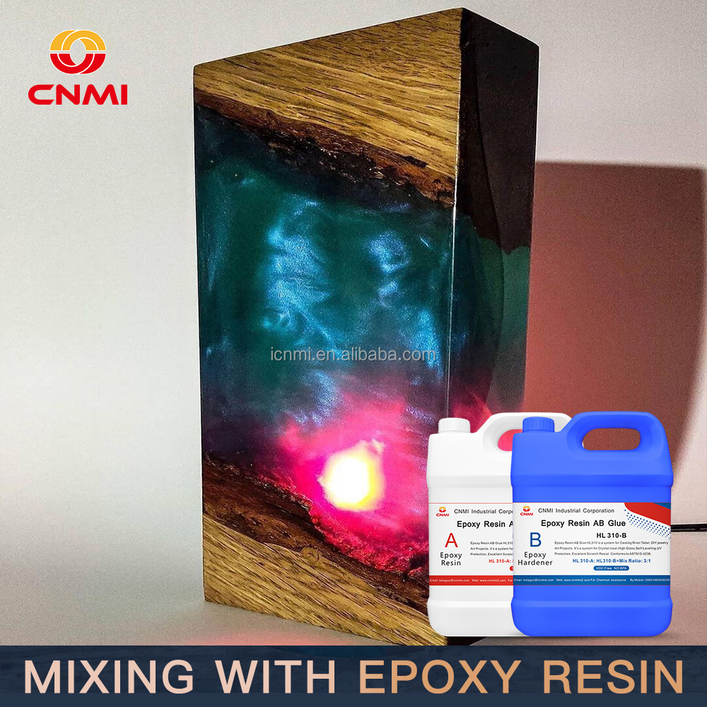 CNMI Supplies Accessories Gallon Deep Pour Epoxy Resin Liquid Crystal Clear Art Resin Epoxy Resin Kit Packing Box