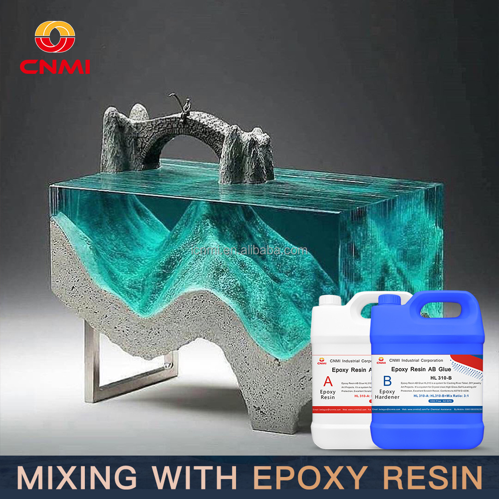 CNMI Supplies Accessories Gallon Deep Pour Epoxy Resin Liquid Crystal Clear Art Resin Epoxy Resin Kit Packing Box